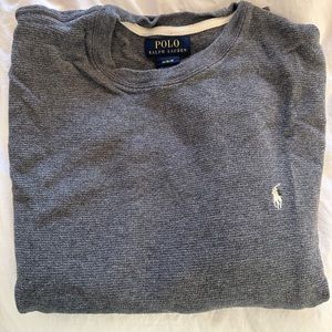Polo Ralph Lauren waffle crew neck long sleeve